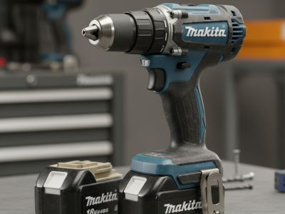 Perceuse visseuse Makita 18V + 2 batteries - occasion pro